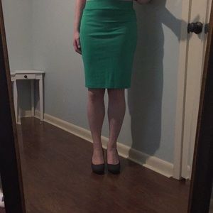 Kelly Green Pencil Skirt